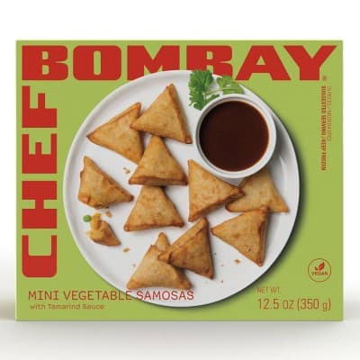Bombay Chef Mini Vegetable Samosas With Tamarind Sauce