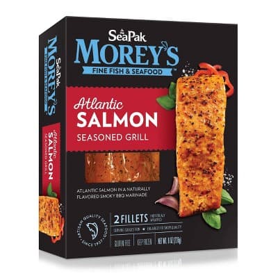 Seapak Morey&#39;S Atlantic Salmon Seasoned Grill