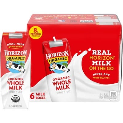 Horizon Organic Whole Milk - Oz Boxes