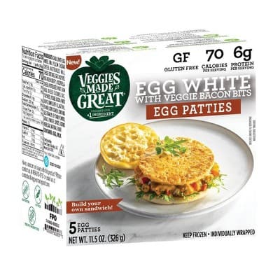 Veggies Made Great  Gluten Free Egg White And Veggie Bacon Egg Patties