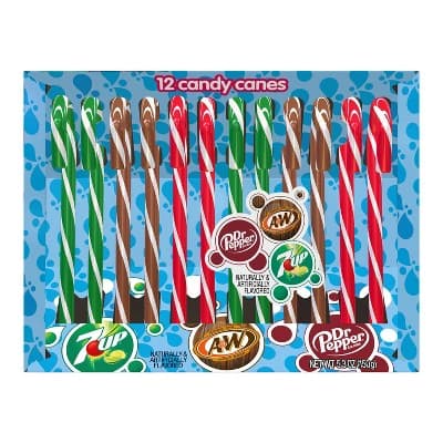 Dr. Pepper 12 Flavored Candy Canes