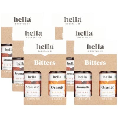 Hella Cocktail Co. Bar Set Aromatic & Orange Bitters