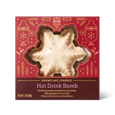 Holiday Snowflake Sparkle Hot Drink Bomb - Favorite Day&#8482;