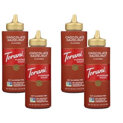 Torani Puremade Chocolate Hazelnut Flavored Sauce