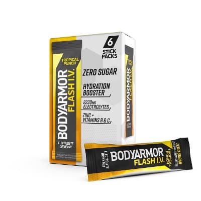 Bodyarmor Flash Iv Tropical Punch Pouches 
