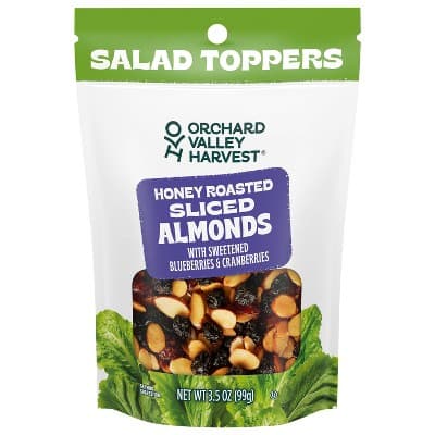 Orchard Valley Harvest Honey Roasted Sliced Almonds &#38; Berries Salad Toppers