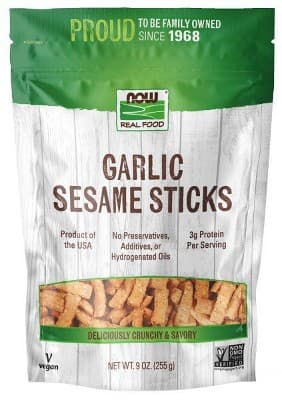Now Foods Garlic Sesame Sticks  