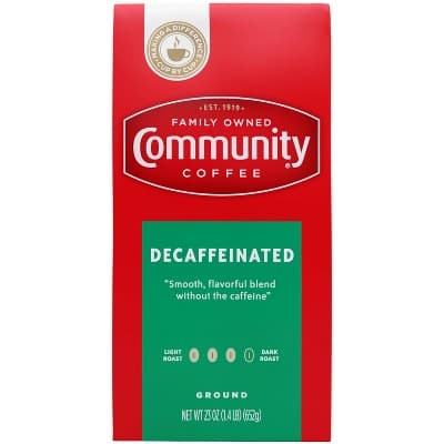 Community Coffee Decaffeinated Ground Dark Roast Coffee