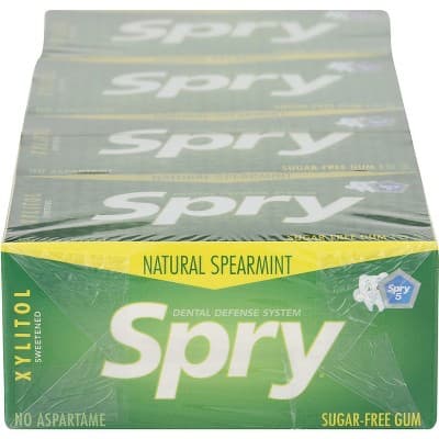 Xlear Spry Sugar-Free Gum - Natural Spearmint