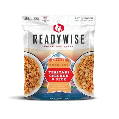 Readywise Treelline Gluten Free Teriyaki Chicken & Rice
