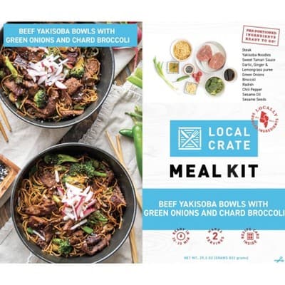 Local Crate Beef Yakisoba Bowls Meal Kit