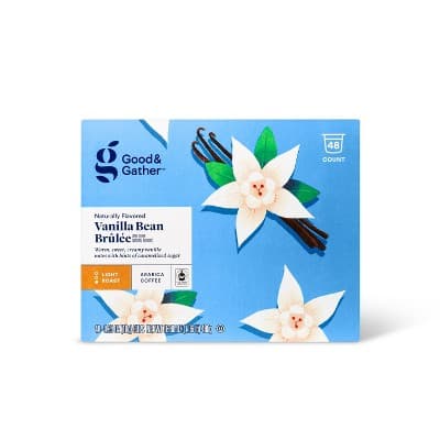 Vanilla Bean Brulee Light Roast Coffee - Single Serve Pods - Good & Gather