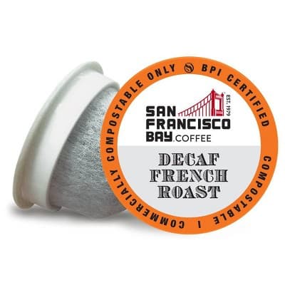 San Francisco Bay Coffee French Roast Decaf Dark Roast Coffee
