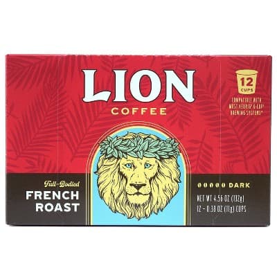 Lion Coffee French Roast Dark Roast Coffee