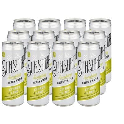 Sunshine Bottleworks Citrus Lime Sparkling Energy Water