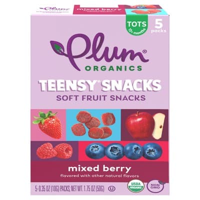 Plum Organics Teensy Berry Snacks