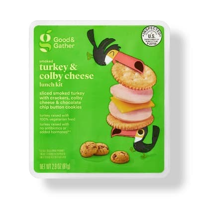 Smoked Turkey &#38; Provolone Cheese Lunch Kit - Good &#38; Gather&#8482;