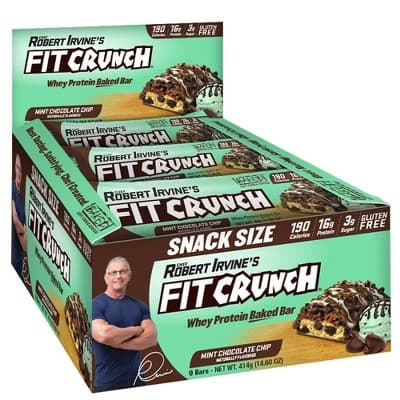 Fitcrunch Mint Chocolate Chip Baked Snack Bar
