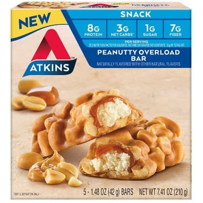 Atkins Peanutty Overload Snack Bars