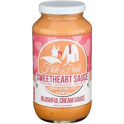 Frik And Frak Foods Sweetheart Sauce Blushful Cream Pasta Sauce