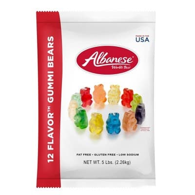 12 Flavor Assorted Gourmet Gummi Bears