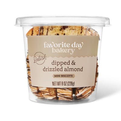 Dipped And Drizzled Almond Mini Biscotti - Favorite Day&#8482;