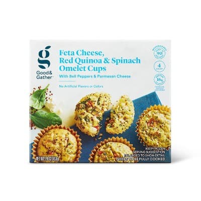  Feta Cheese, Red Quinoa &#38; Spinach Omelet Cups  Good &#38; Gather&#8482;