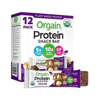 Orgain Organic Vegan Protein Bar - S&#39;Mores