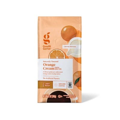 Naturally Flavored Orange Cream With Other Natural Flavors Light Roast Ground Coffee - Good &#38; Gather&#8482;