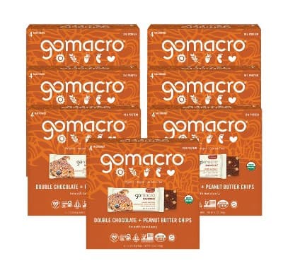 Gomacro Double Chocolate + Peanut Butter Chips