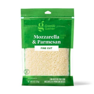 Finely Shredded Mozzarella & Parmesan Cheese - Good & Gather&#8482;