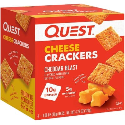 Quest Cheese Crackers Cheddar Blast