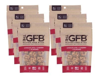 The Gfb Gluten-Free Chocolate Cherry And Almond Protein Bites - 6 Bars