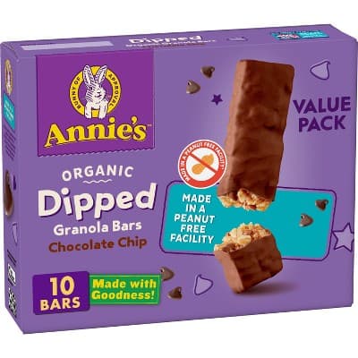 Annie'S Organic Chocolate Dipped Granola Bars