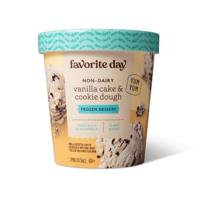 Is it Nutmeg Free? Non-dairy Plant Based Vanilla Cake & Cookie Dough Dessert - Favorite Day™