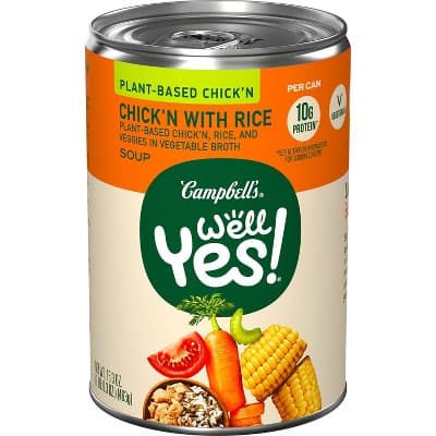 Is it AIP Friendly? Campbells Well Yes! Plant-based Chick'n With Rice Soup