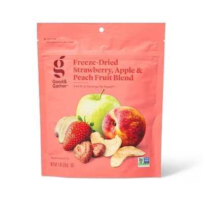 Good & Gather Freeze-Dried Strawberry, Apple & Peach Fruit Blend