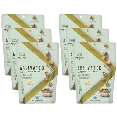 Living Intentions Activated Banana Hemp Superfood Cereal