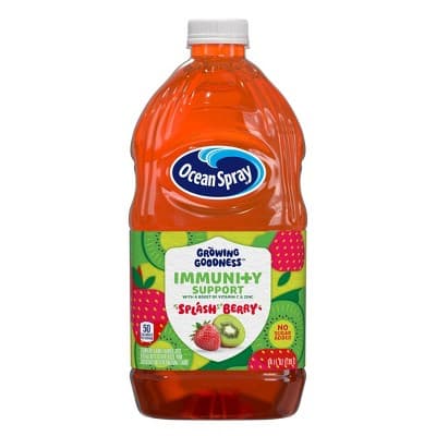 Ocean Spray Growing Goodness Cran Kiwi Strawberry Juice Drink - Oz
