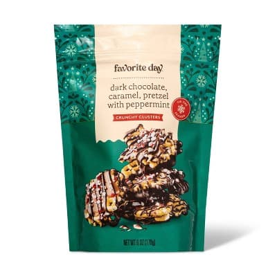 Dark Chocolate Peppermint Pretzel Crunchers - Favorite Day&#8482;