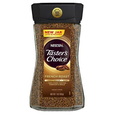 Nescafe Taster'S Choice, French Roast Dark Roast Instant Coffee, Jar