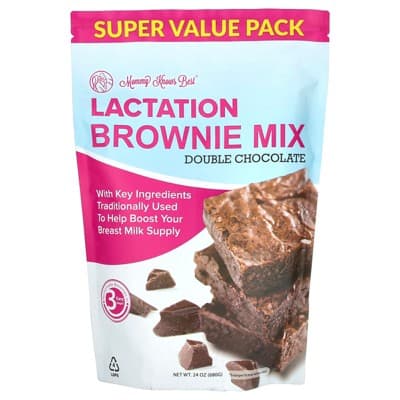 Mommy Knows Best Lactation Brownie Mix, Double Chocolate