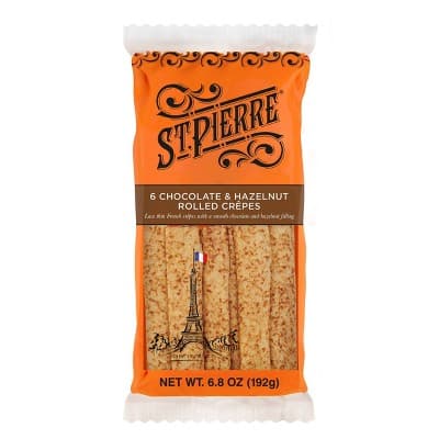 St Pierre Crepes With Chocolate And Hazelnut Filling