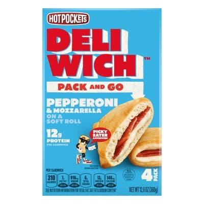 Hot Pockets  Pepperoni &#38; Mozzarella Deliwich