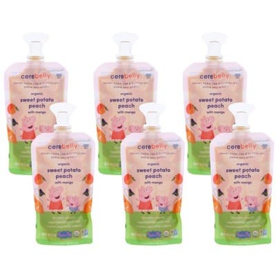 Cerebelly Organic Sweet Potato Peach Puree