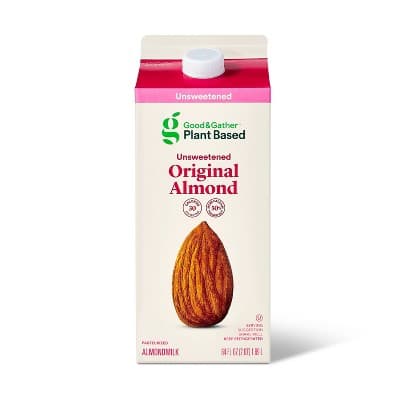Good & Gather Plant Based Unsweetened Original Almond Milk