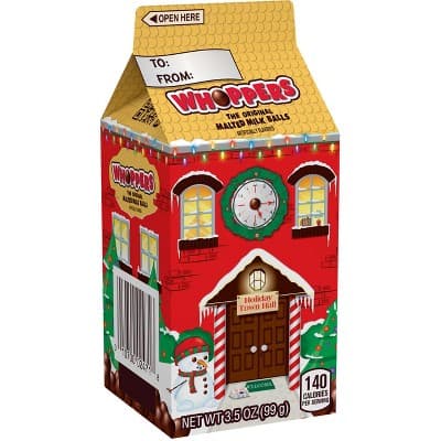 Whoppers Malted Milk Balls Holiday Candy Carton