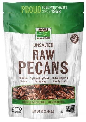 Now Foods Pecans Halves And Pieces, Raw  
