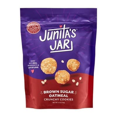 Junita&#39;S Jar Mini Cookie Snack Pack Brown Sugar Oatmeal
