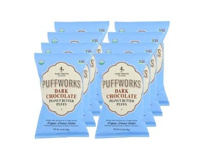 Puffworks Dark Chocolate Peanut Butter Puffs